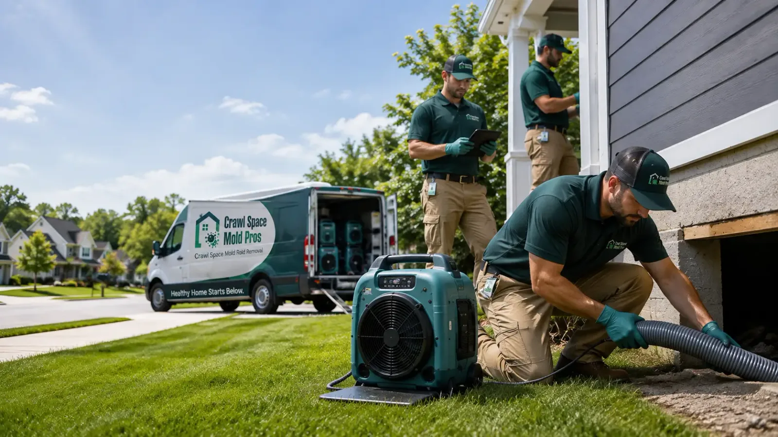 Crawl Space Mold Removal in Raritan, IL